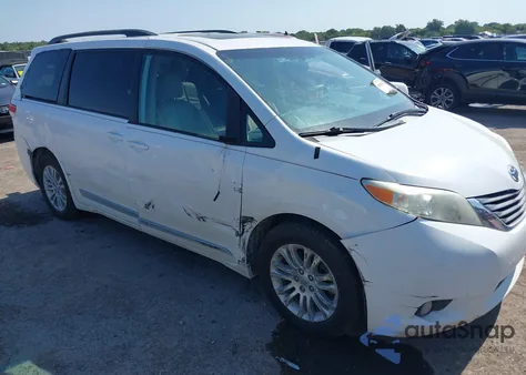2013 Toyota Sienna Xle V6 8 Passenger from USA, damaged, VIN 5TDYK3DC6DS398384
